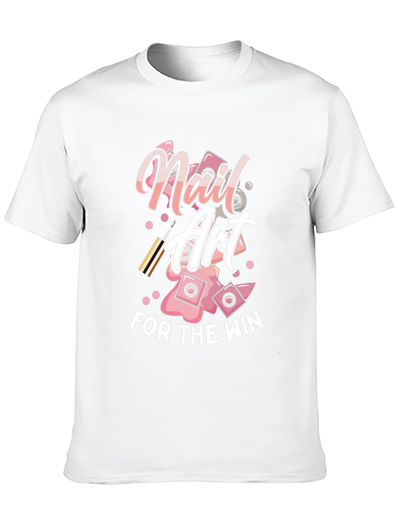 Nail Art for the Win Black T-Shirt