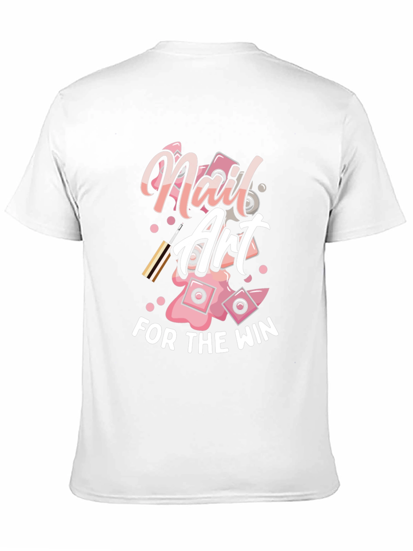 Nail Art for the Win Black T-Shirt