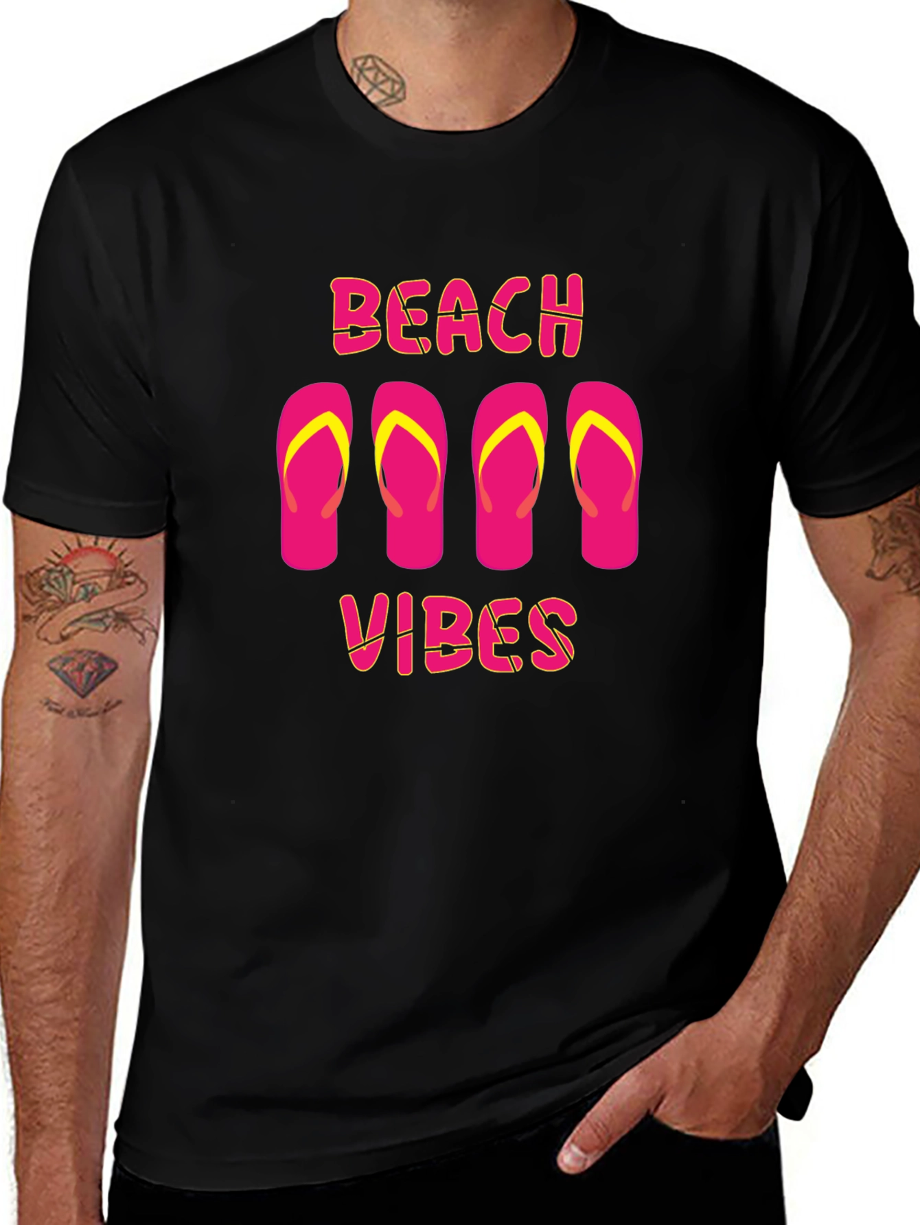Beach Vibes Graphic T-Shirt - Summer Ready