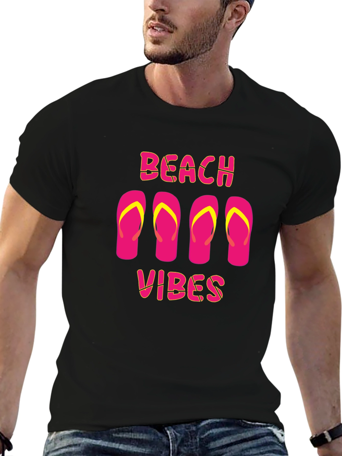 Beach Vibes Graphic T-Shirt - Summer Ready