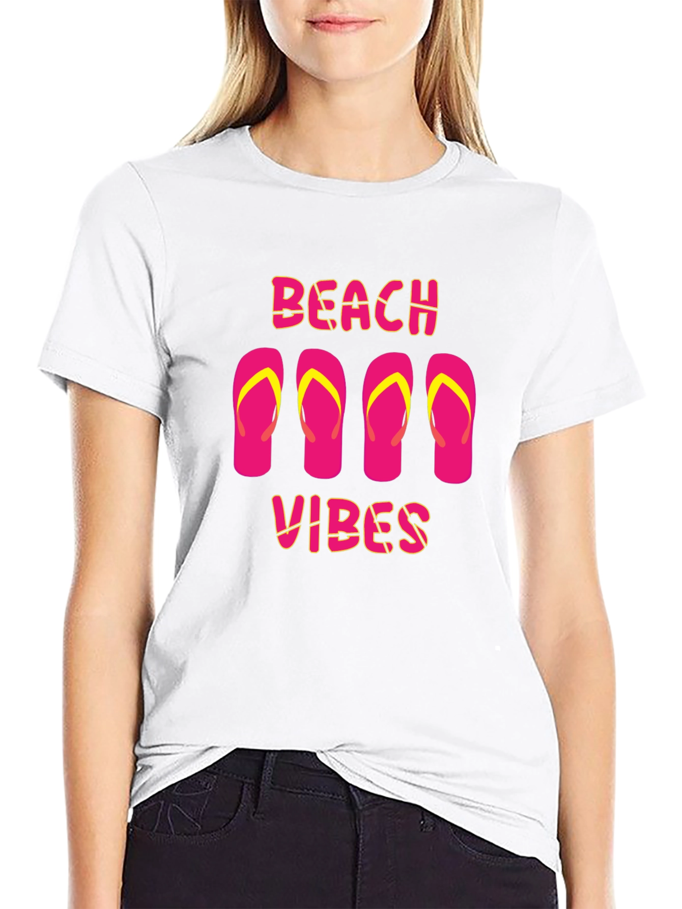 Beach Vibes Graphic T-Shirt - Summer Ready