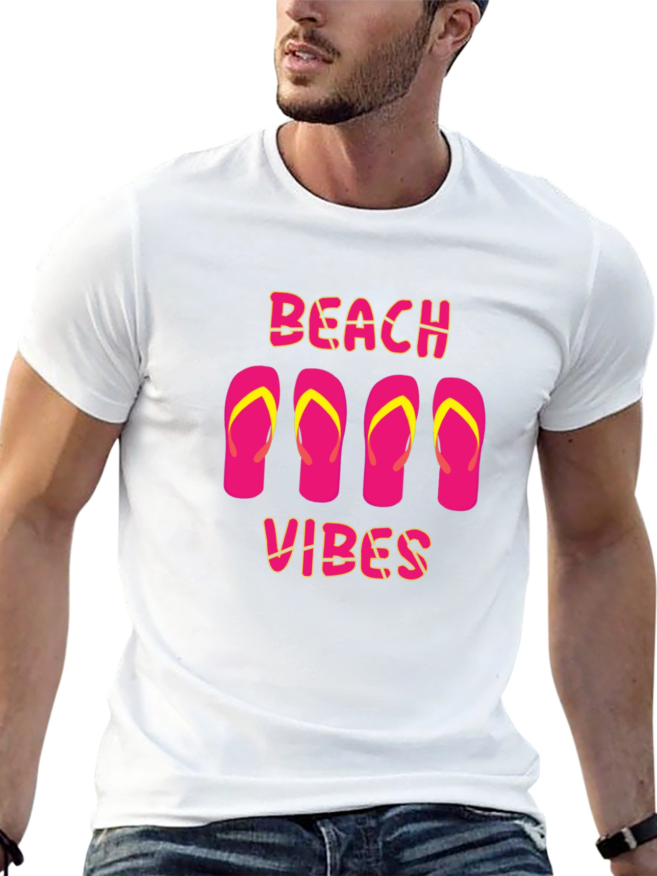 Beach Vibes Graphic T-Shirt - Summer Ready