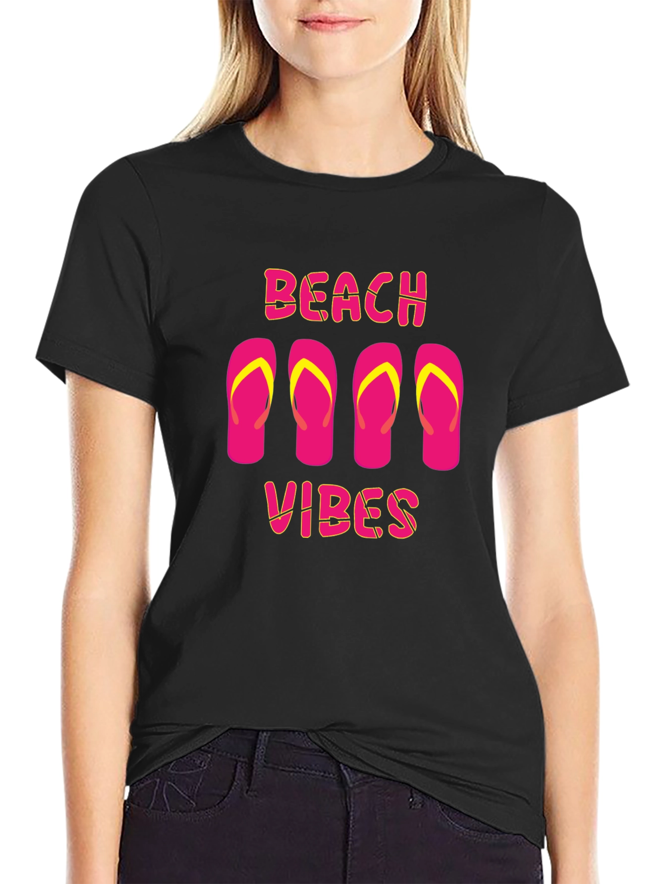 Beach Vibes Graphic T-Shirt - Summer Ready