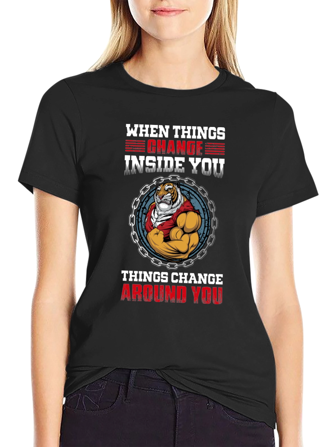 Tiger Inside T-Shirt - When Things Change Graphic Tee