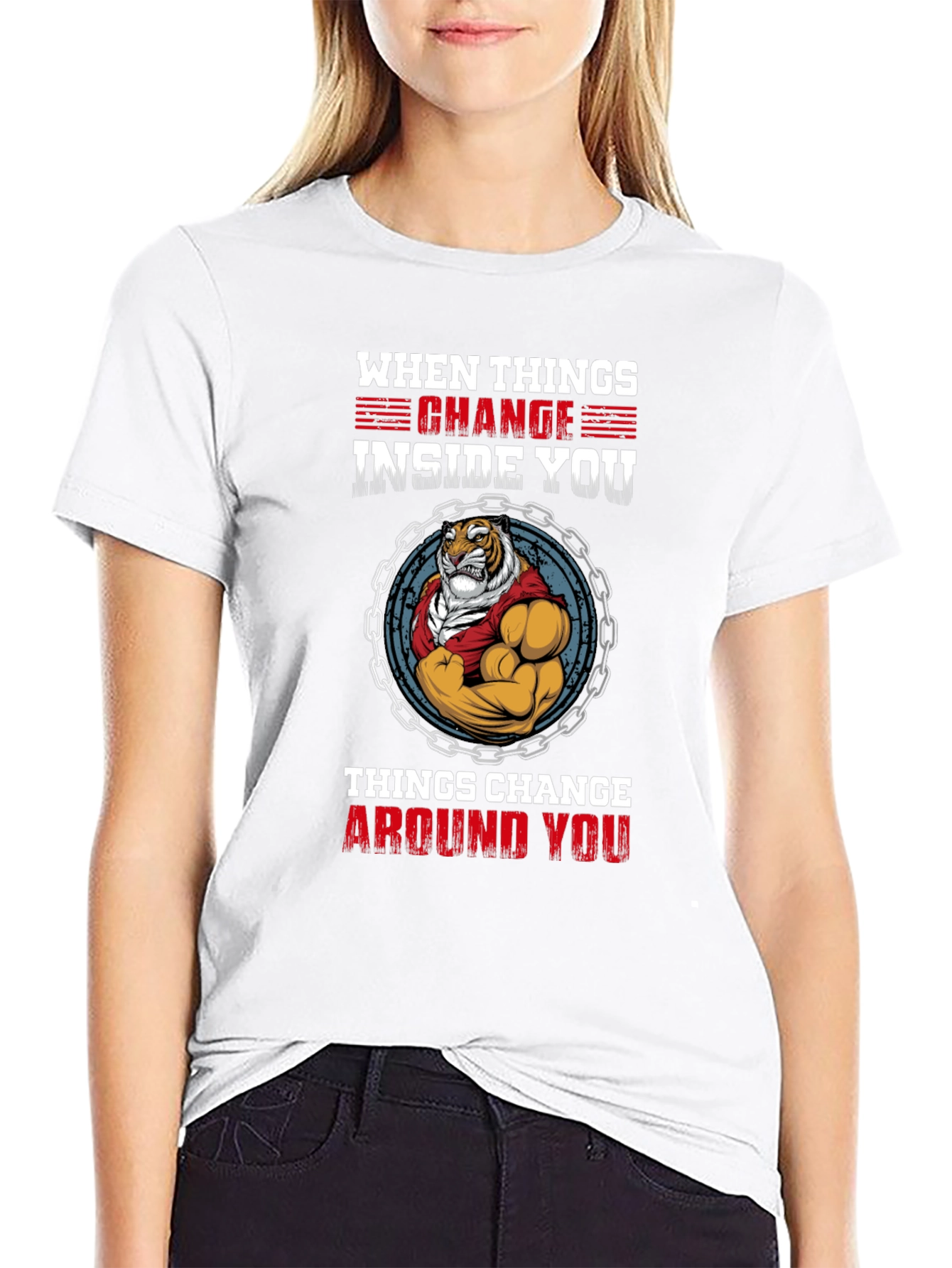 Tiger Inside T-Shirt - When Things Change Graphic Tee
