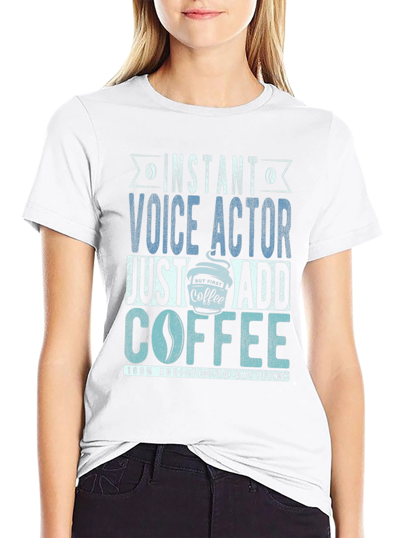 Instant Voice Actor Coffee T-Shirt