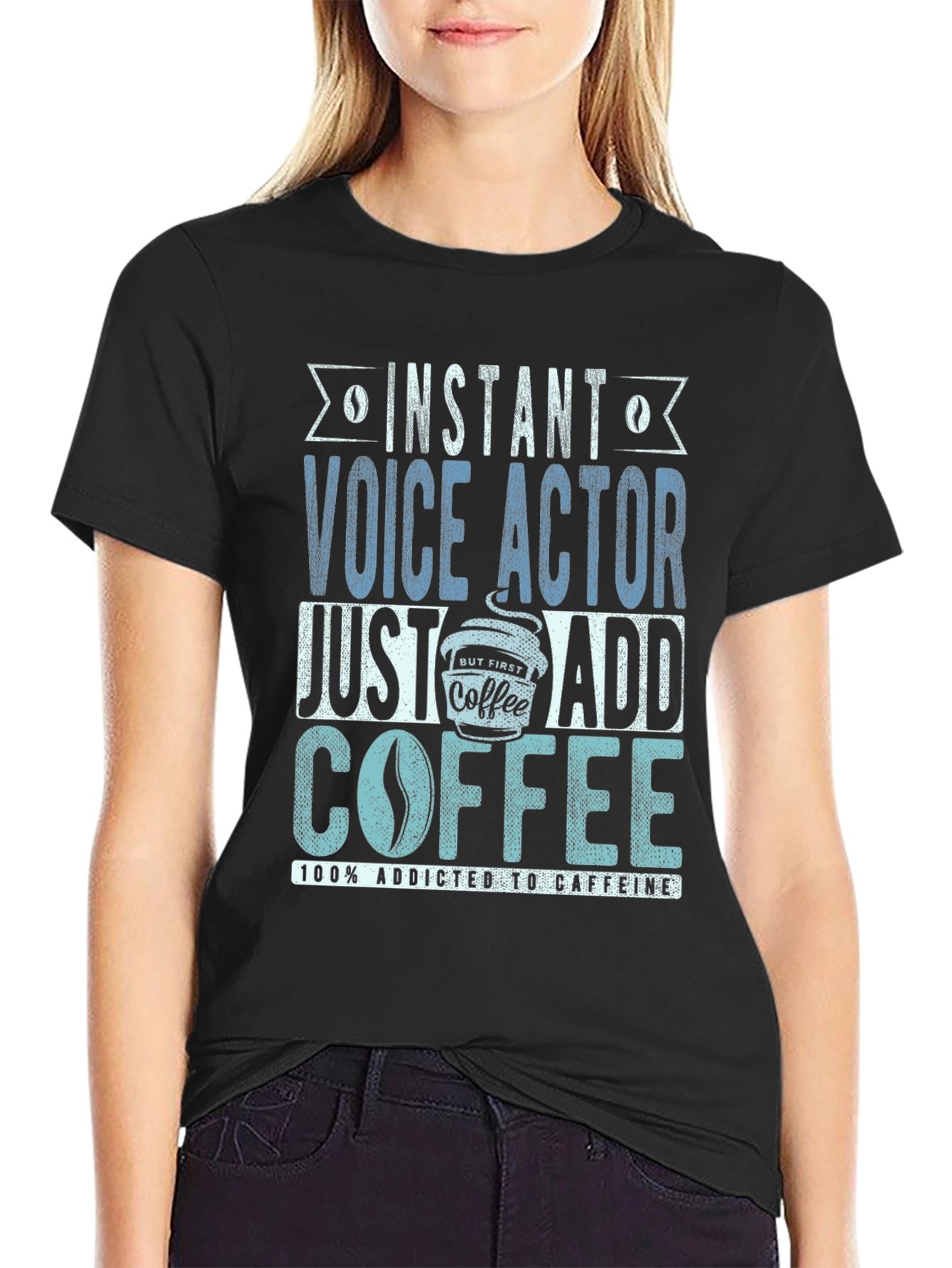 Instant Voice Actor Coffee T-Shirt