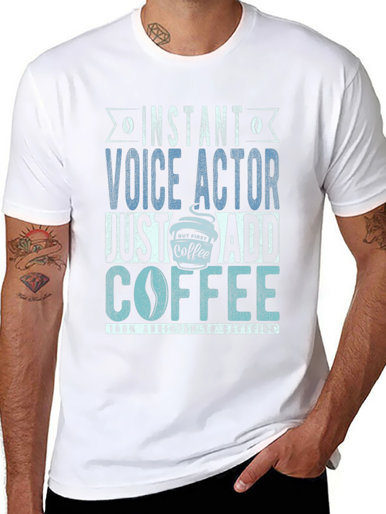 Instant Voice Actor Coffee T-Shirt