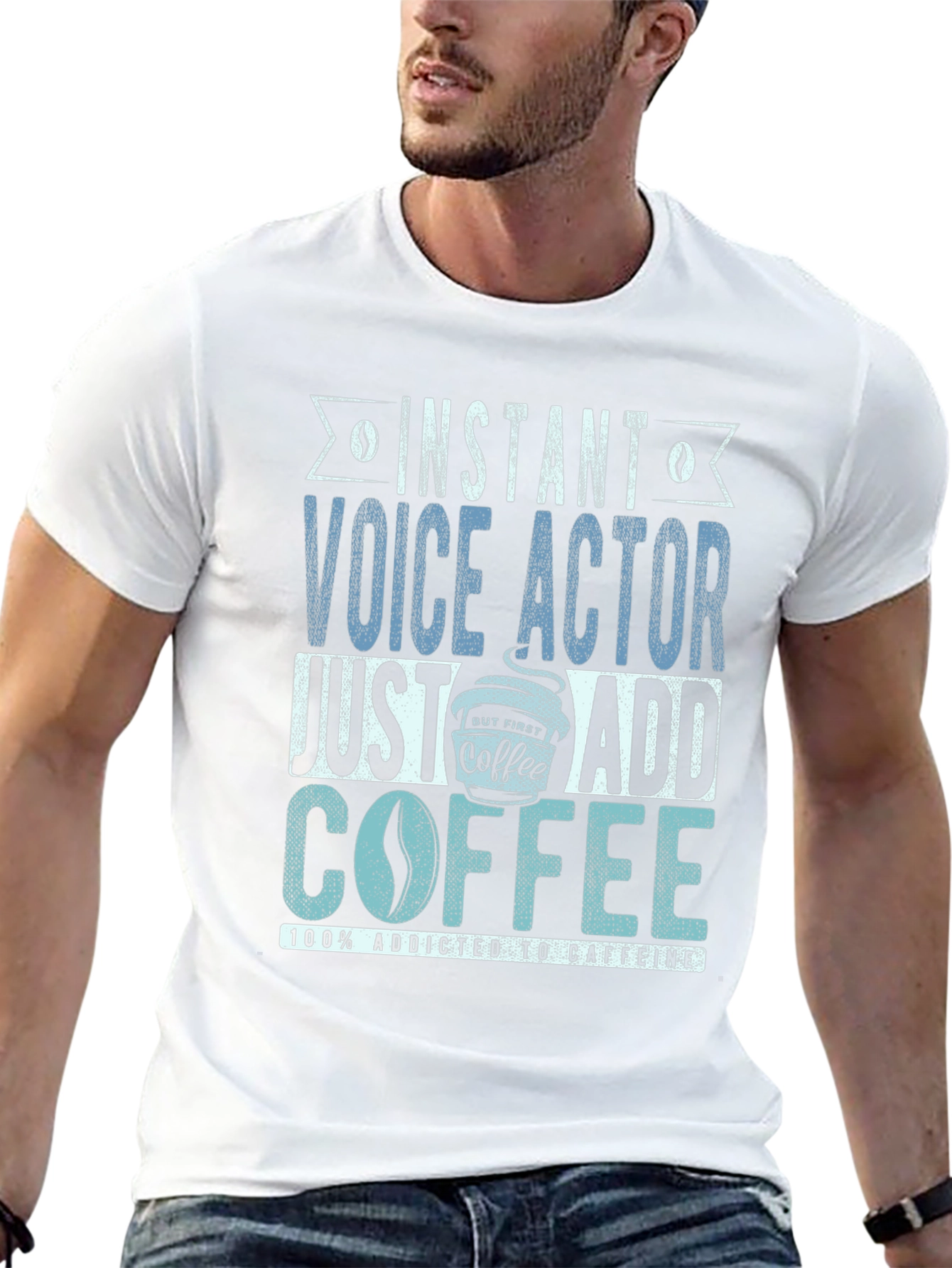 Instant Voice Actor Coffee T-Shirt