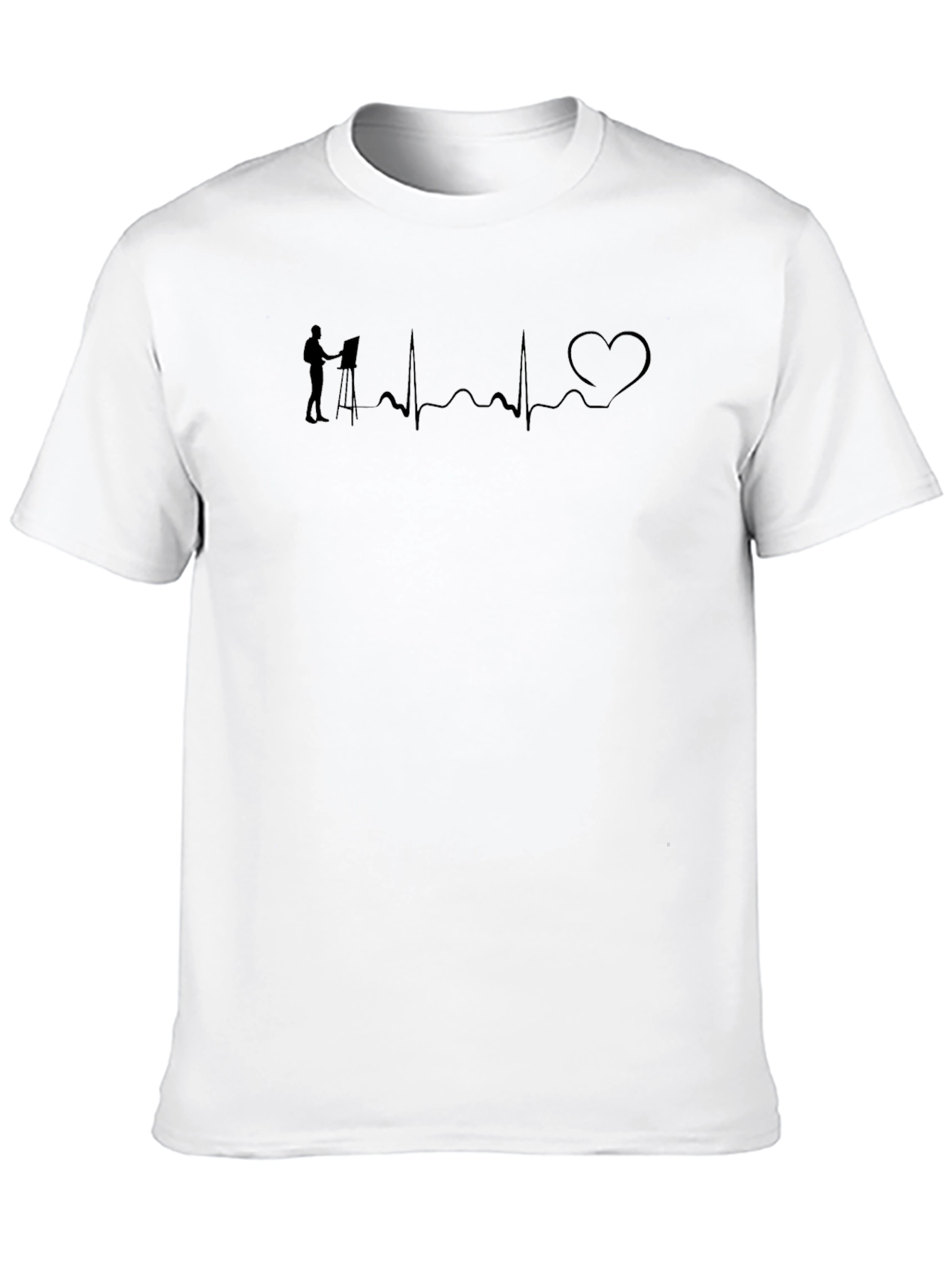 Artist Heartbeat Black T-Shirt