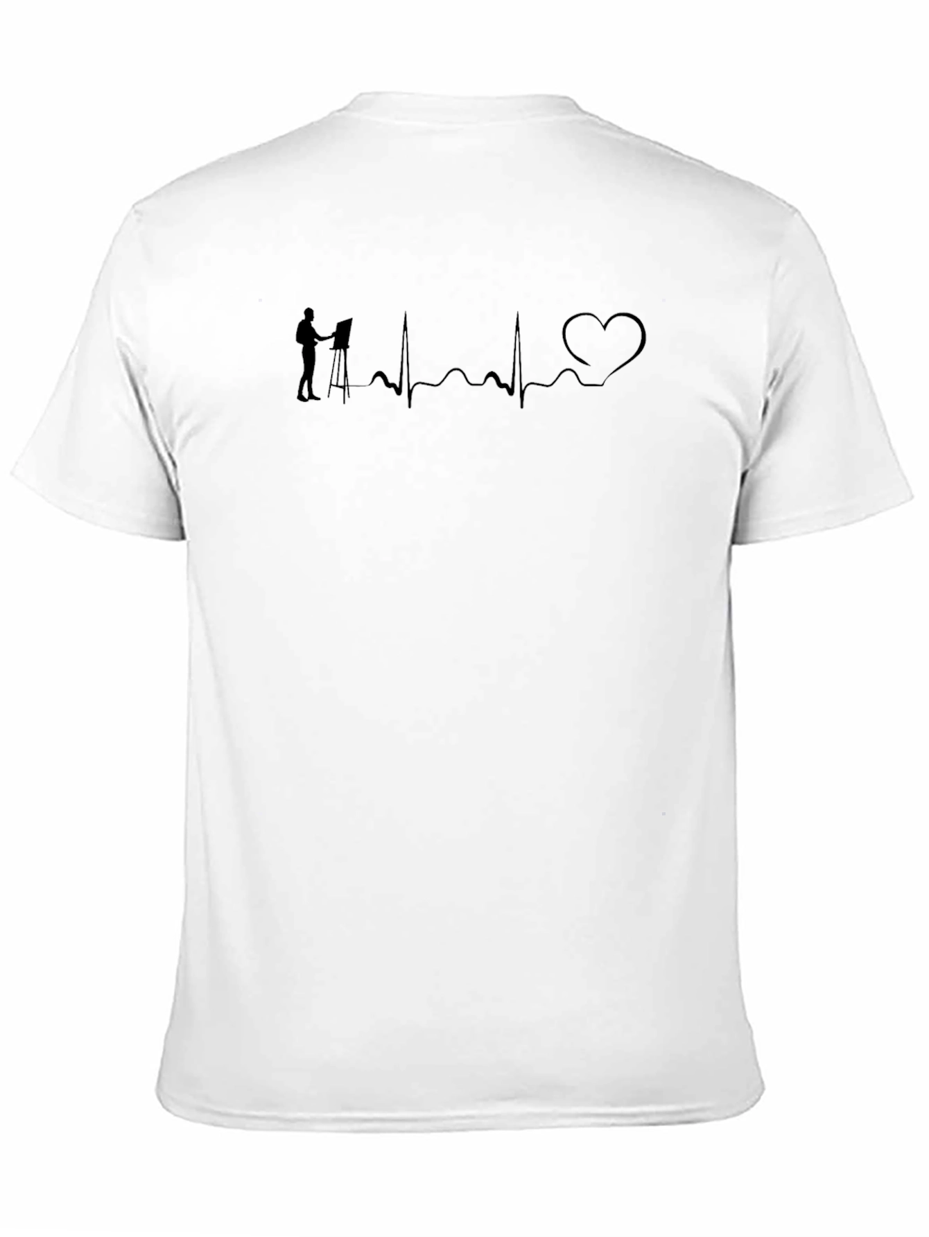 Artist Heartbeat Black T-Shirt