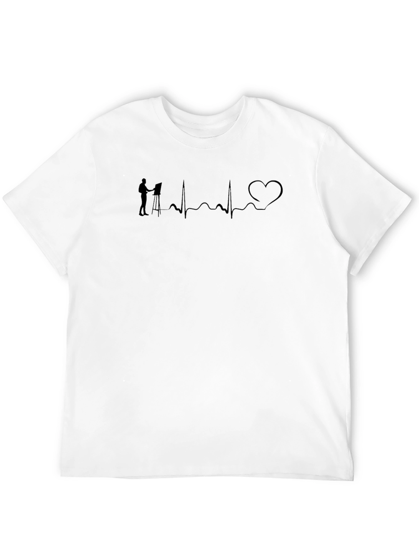 Artist Heartbeat Black T-Shirt