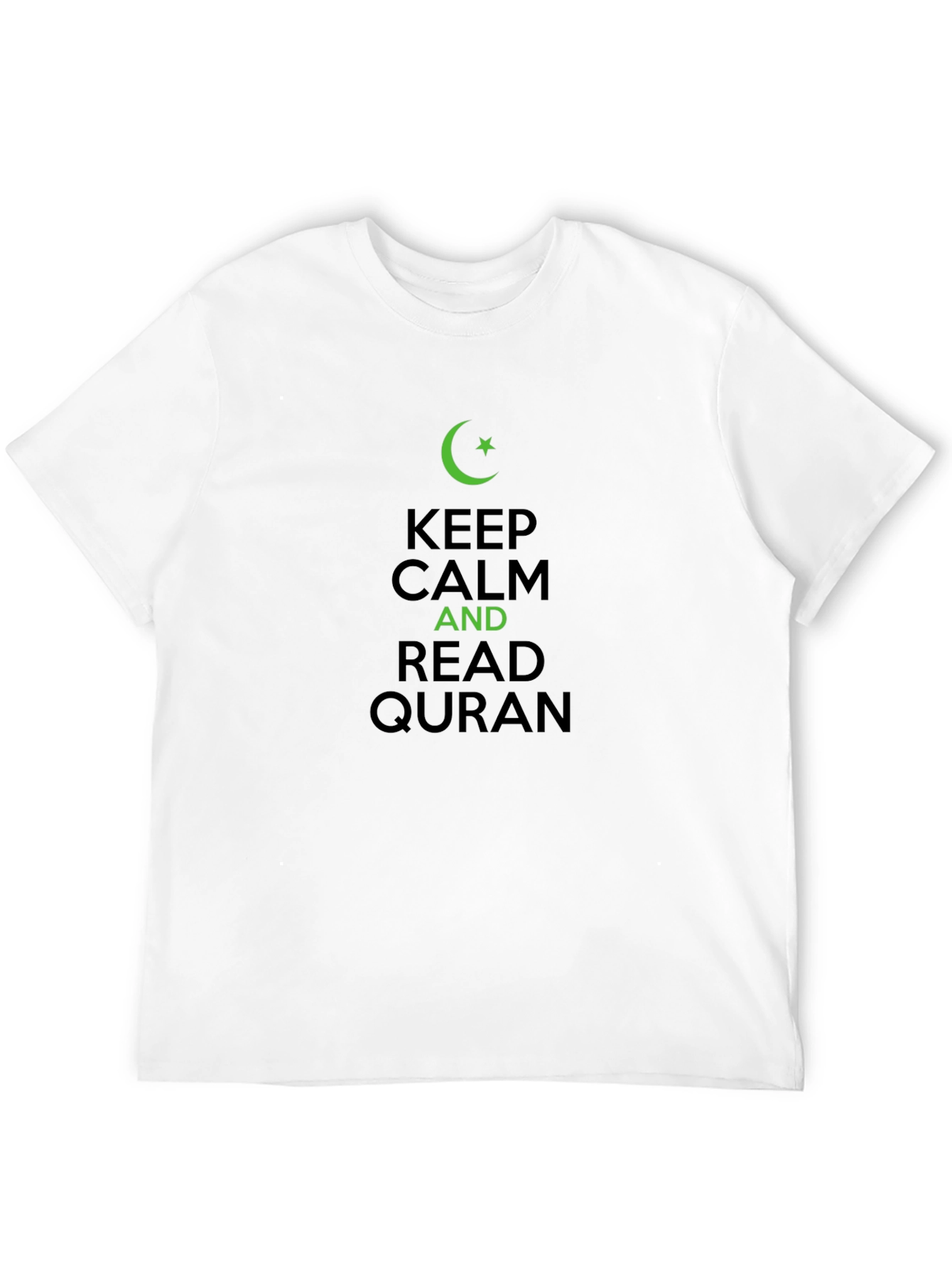 Keep Calm and Read Quran Black T-Shirt