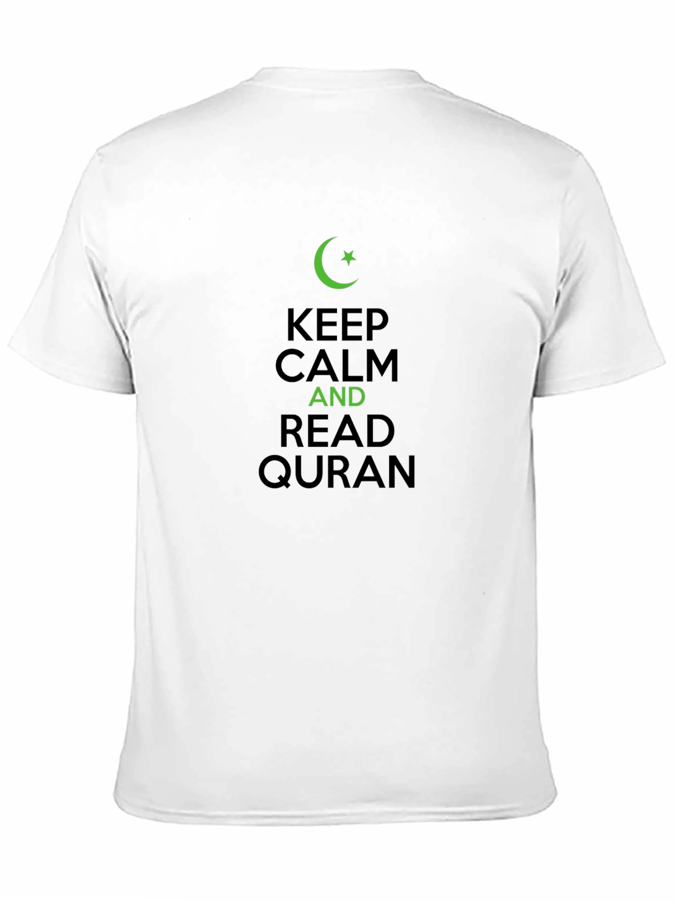 Keep Calm and Read Quran Black T-Shirt