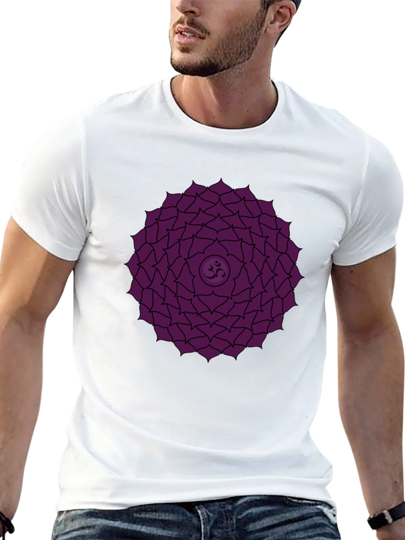 Crown Chakra T-Shirt - Spiritual Symbol Tee