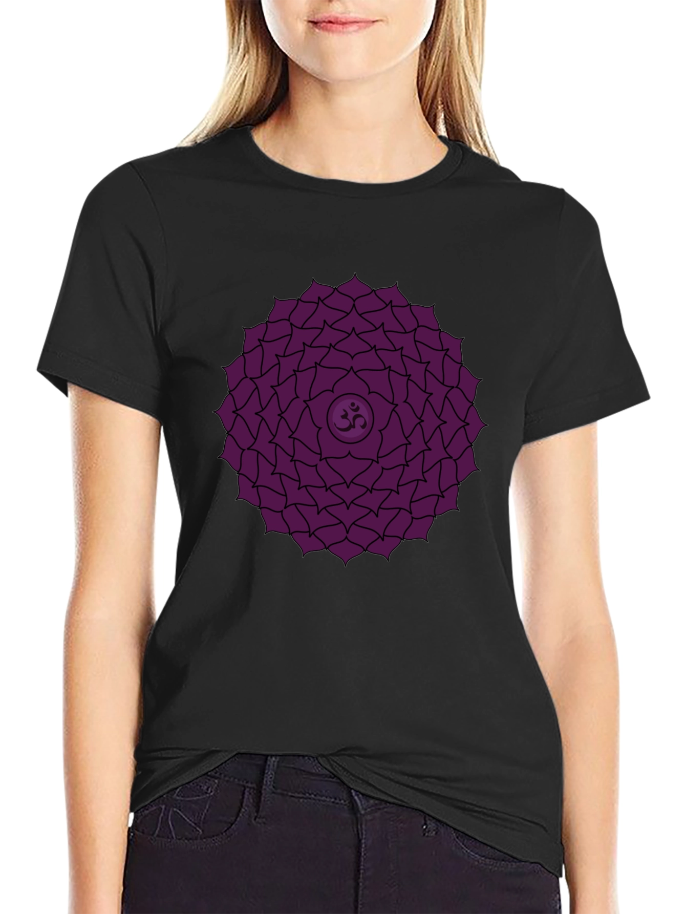 Crown Chakra T-Shirt - Spiritual Symbol Tee
