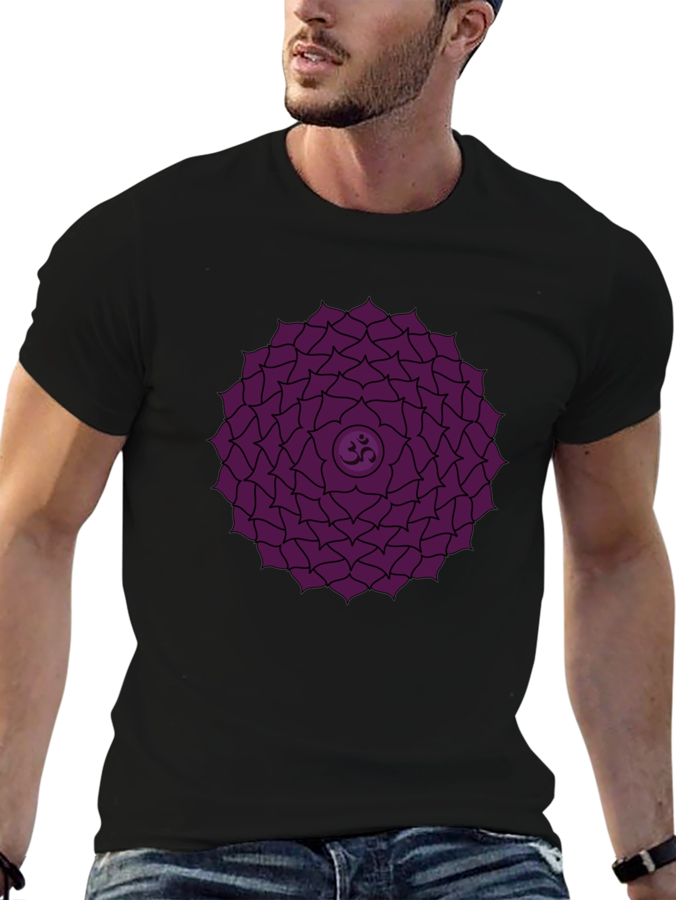 Crown Chakra T-Shirt - Spiritual Symbol Tee