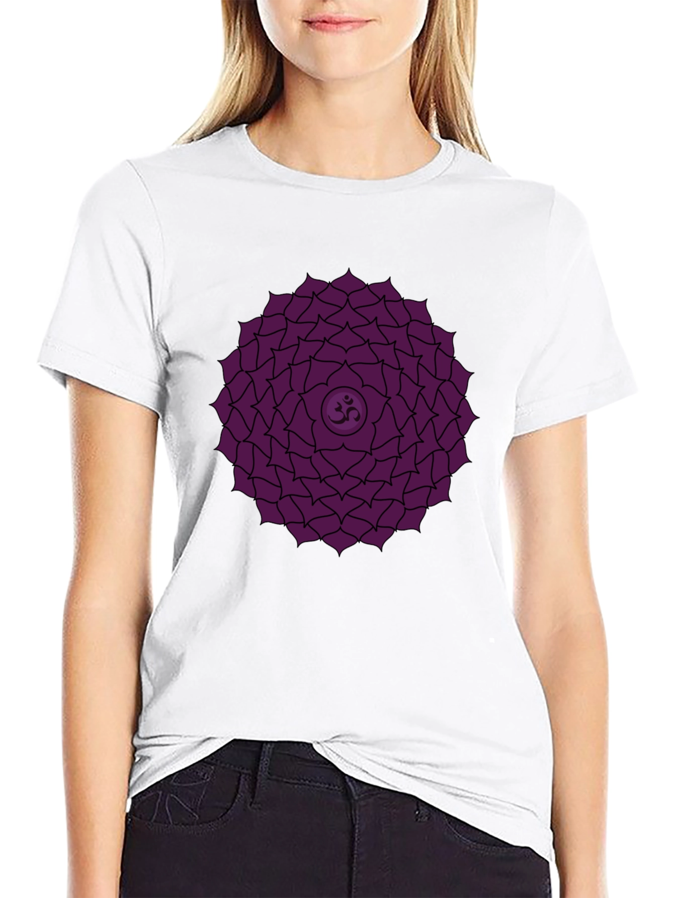 Crown Chakra T-Shirt - Spiritual Symbol Tee