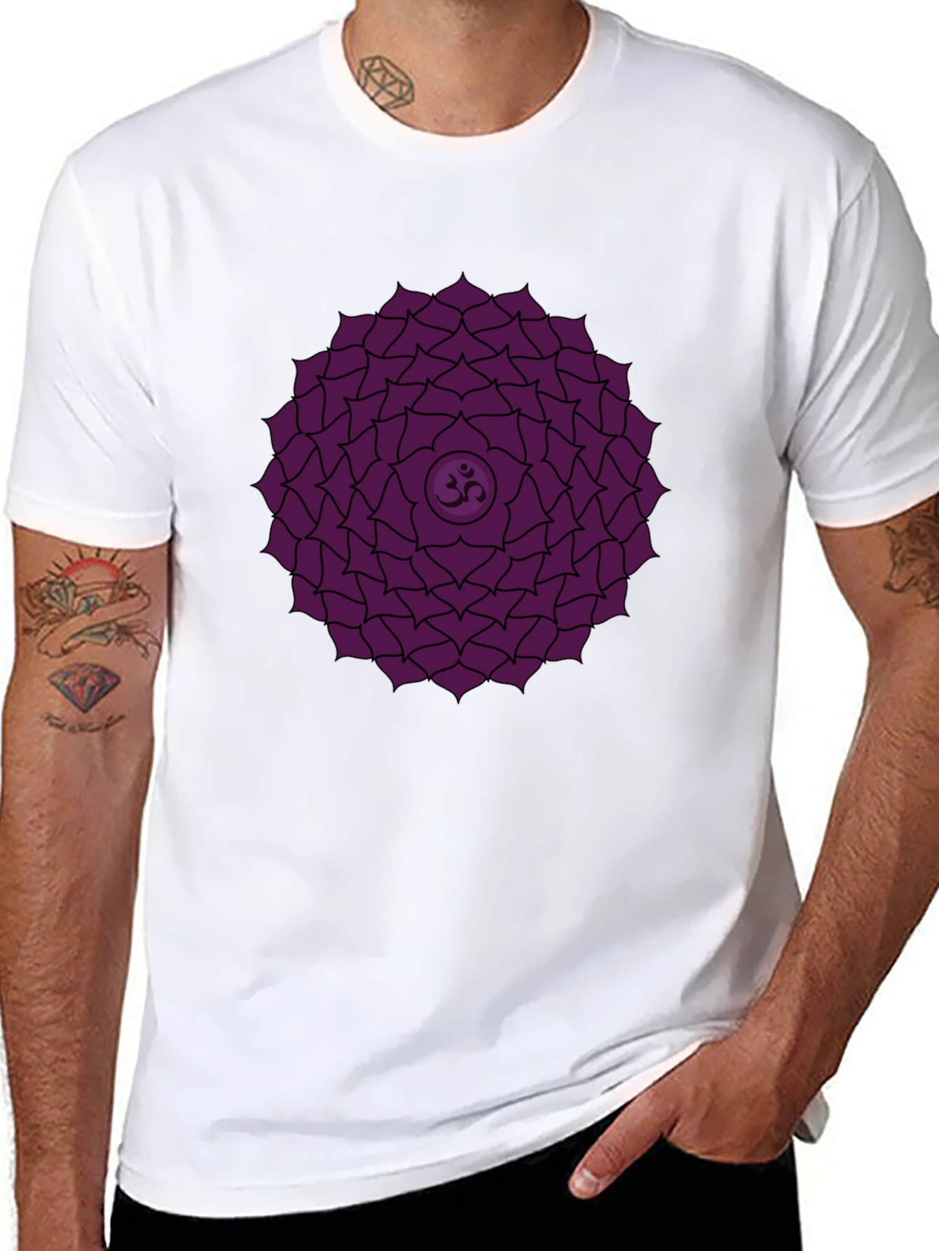 Crown Chakra T-Shirt - Spiritual Symbol Tee