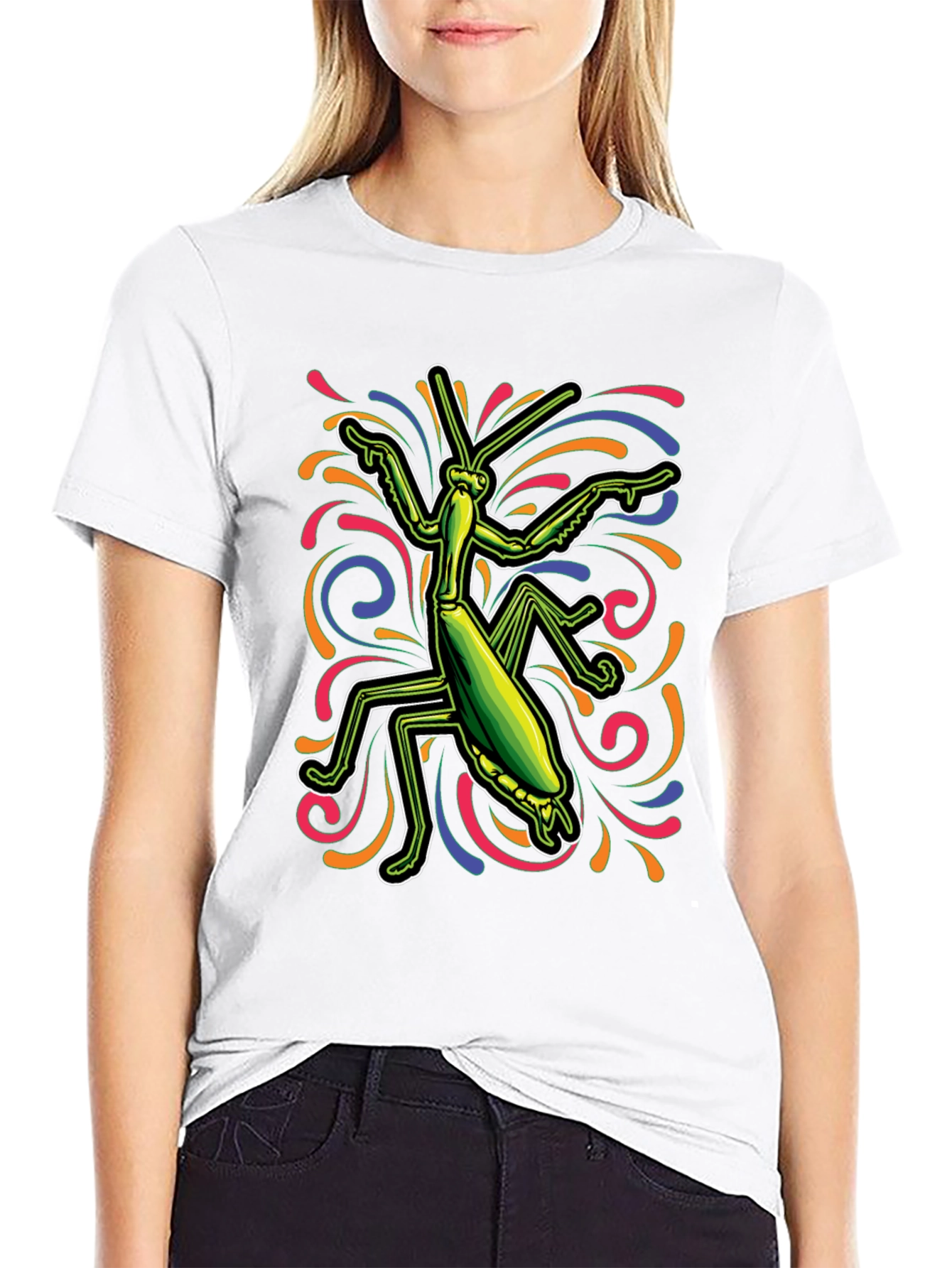 Praying Mantis Graphic T-Shirt