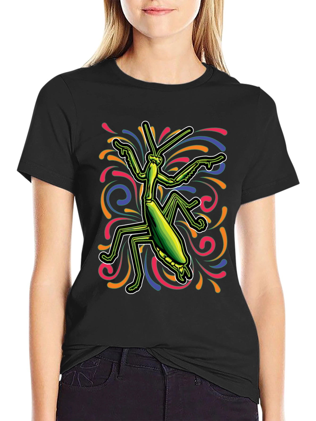 Praying Mantis Graphic T-Shirt