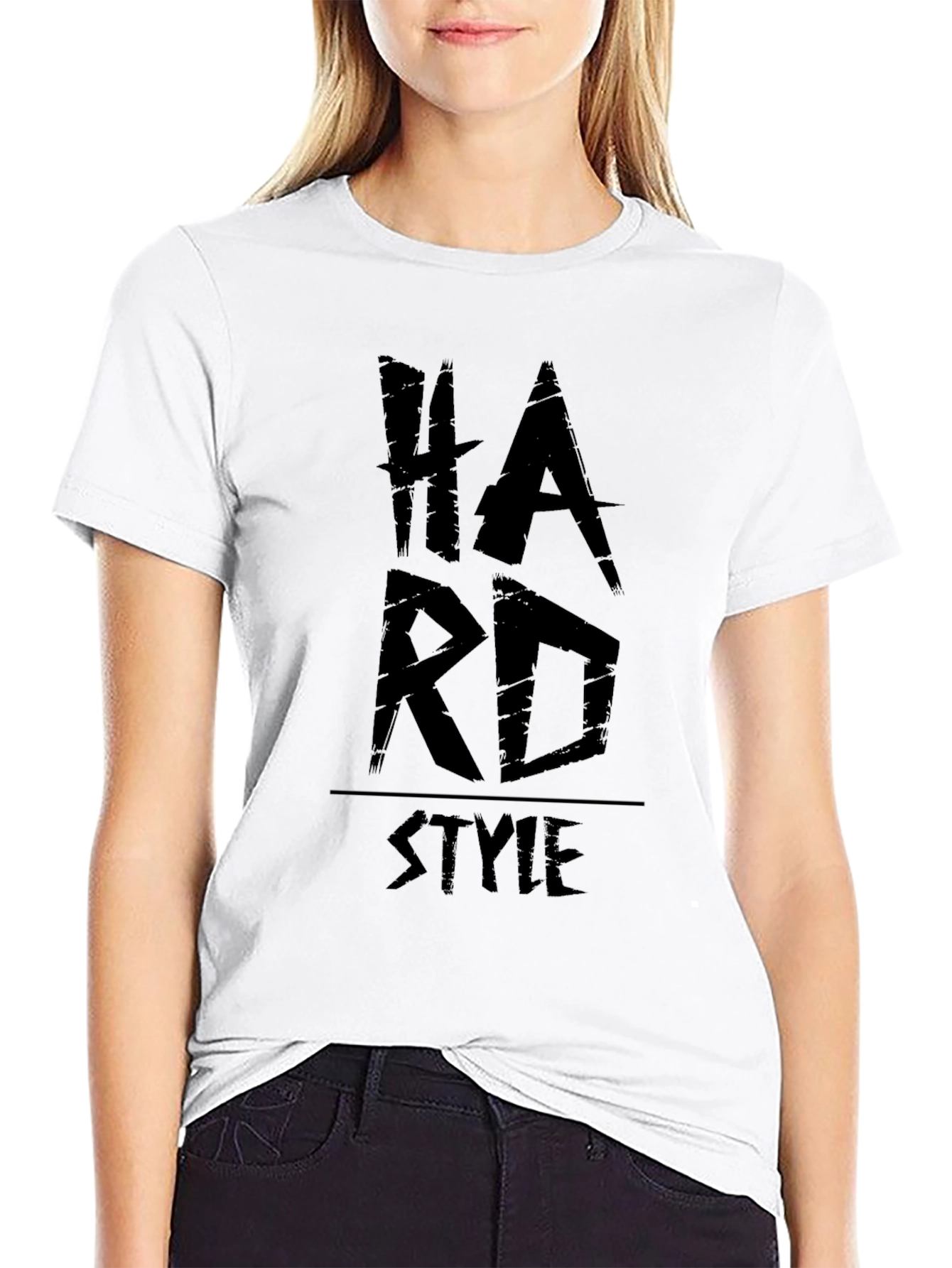 Hard Style Black Graphic Tee