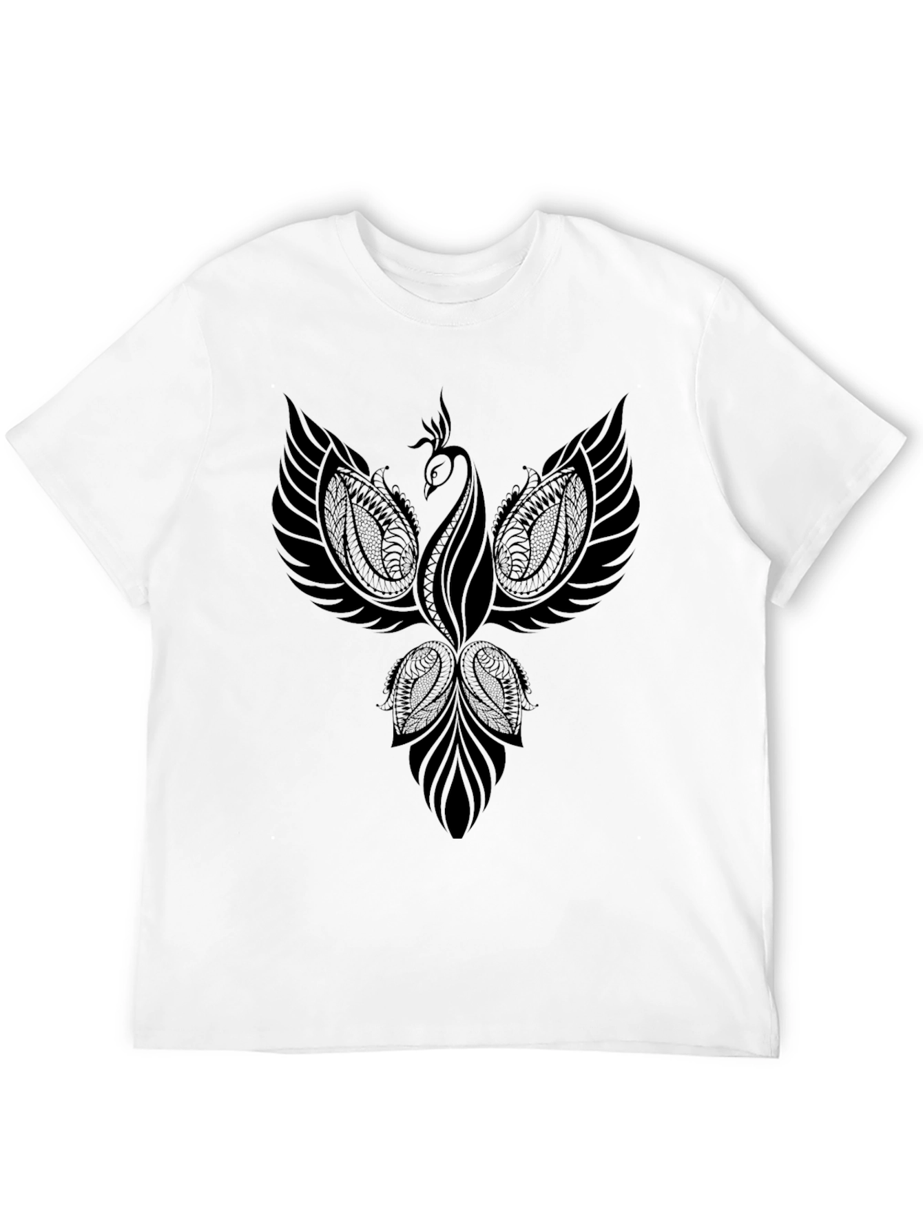 Phoenix Graphic Print Crew Neck T-Shirt