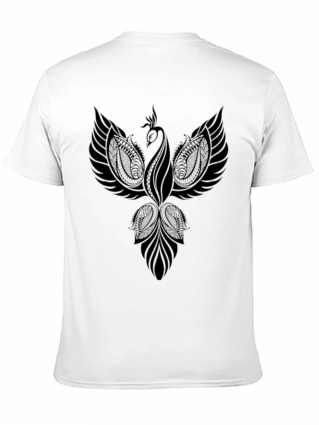 Phoenix Graphic Print Crew Neck T-Shirt