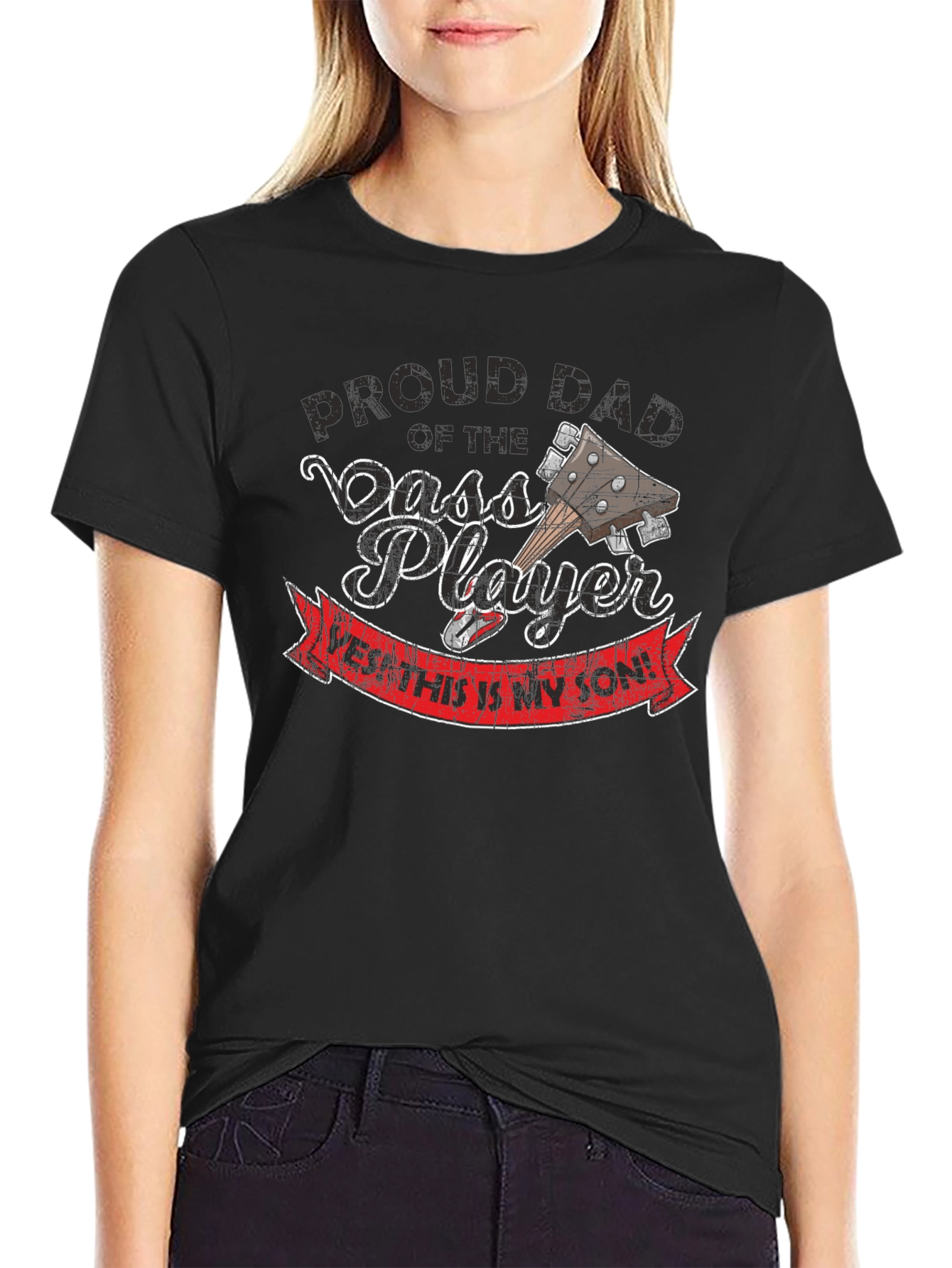Proud Dad of Bass Player T-Shirt