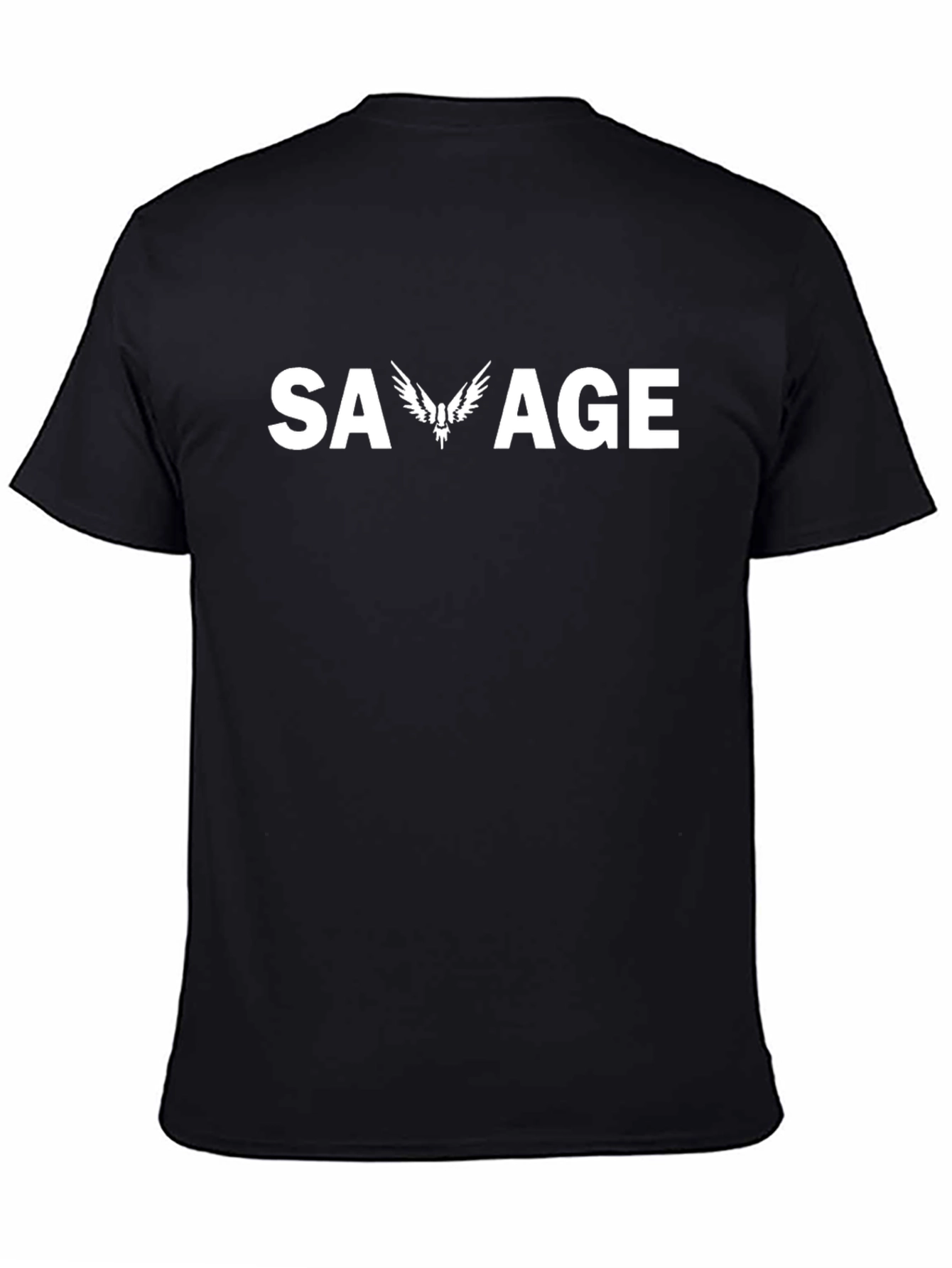 Savage Black T-Shirt - Bold Graphic Tee