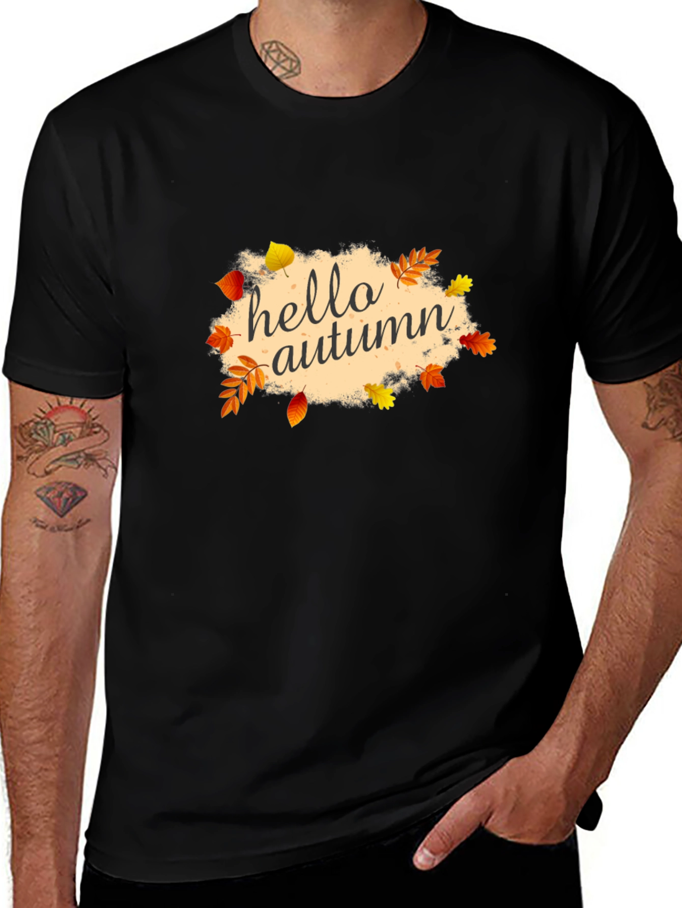 Hello Autumn Graphic T-Shirt