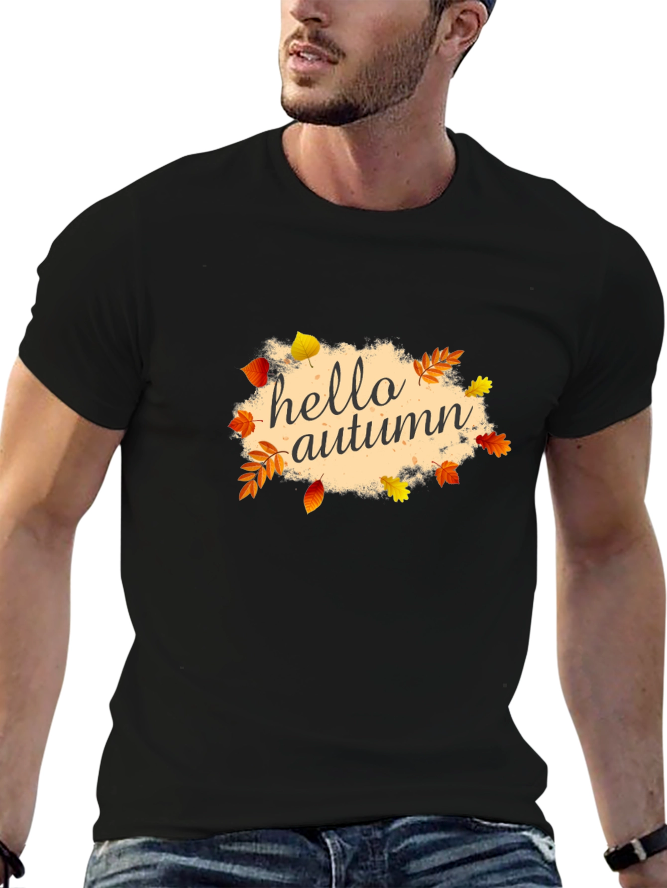 Hello Autumn Graphic T-Shirt