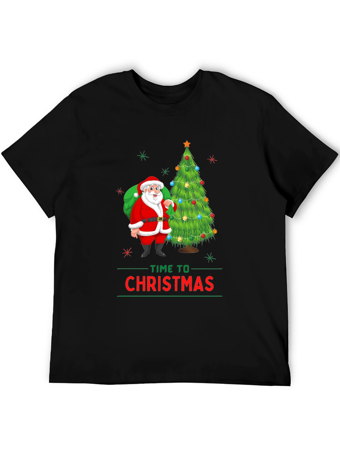 Time To Christmas Santa Claus T-Shirt