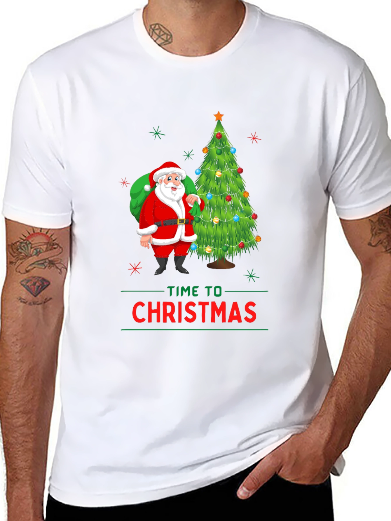 Time To Christmas Santa Claus T-Shirt