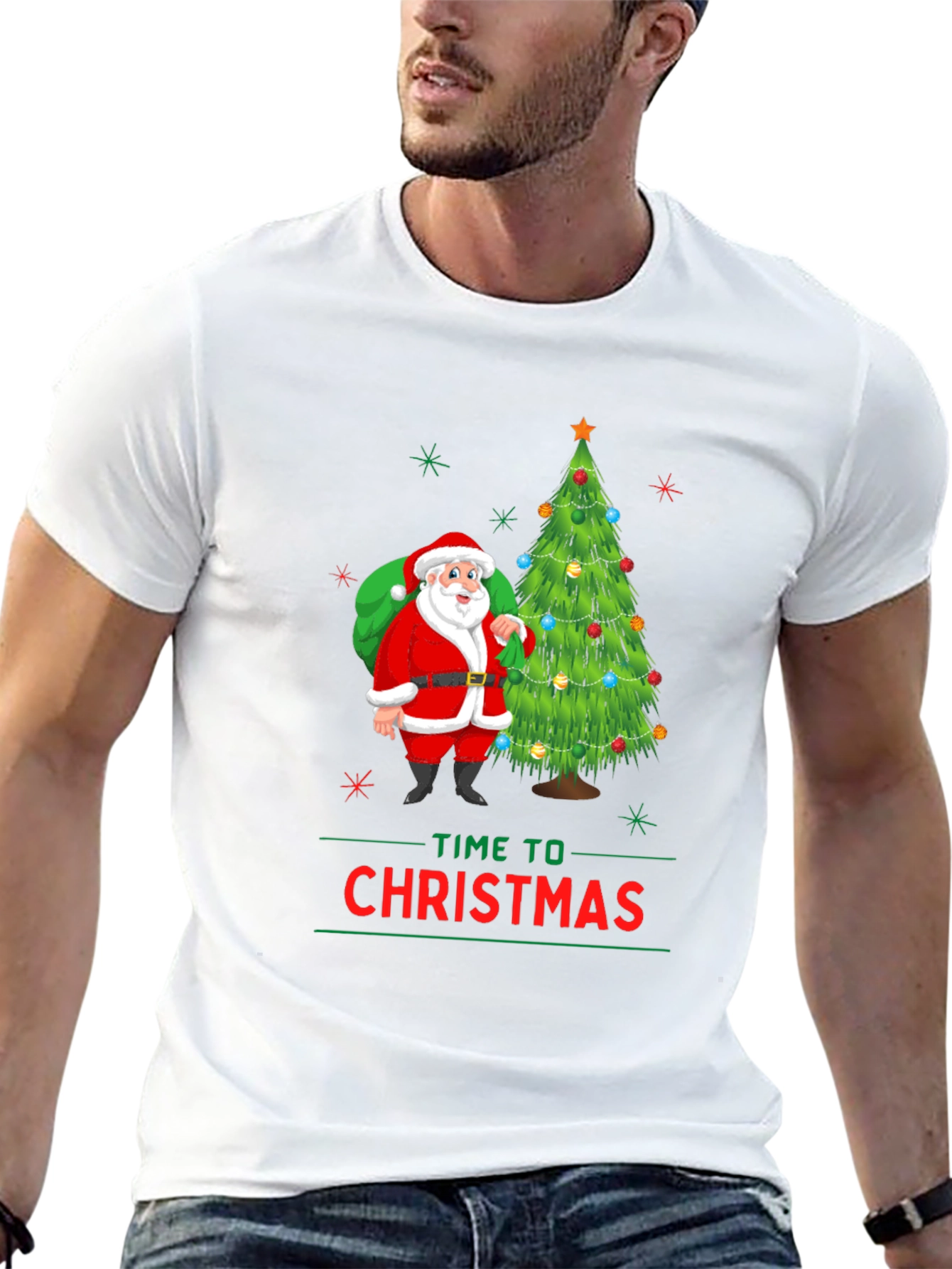 Time To Christmas Santa Claus T-Shirt