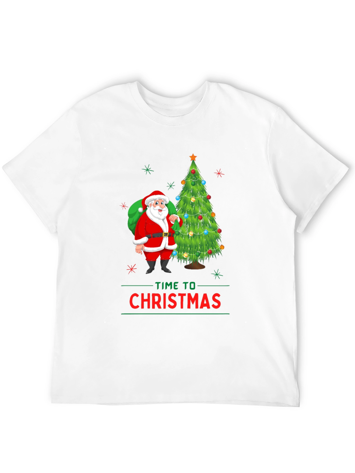 Time To Christmas Santa Claus T-Shirt