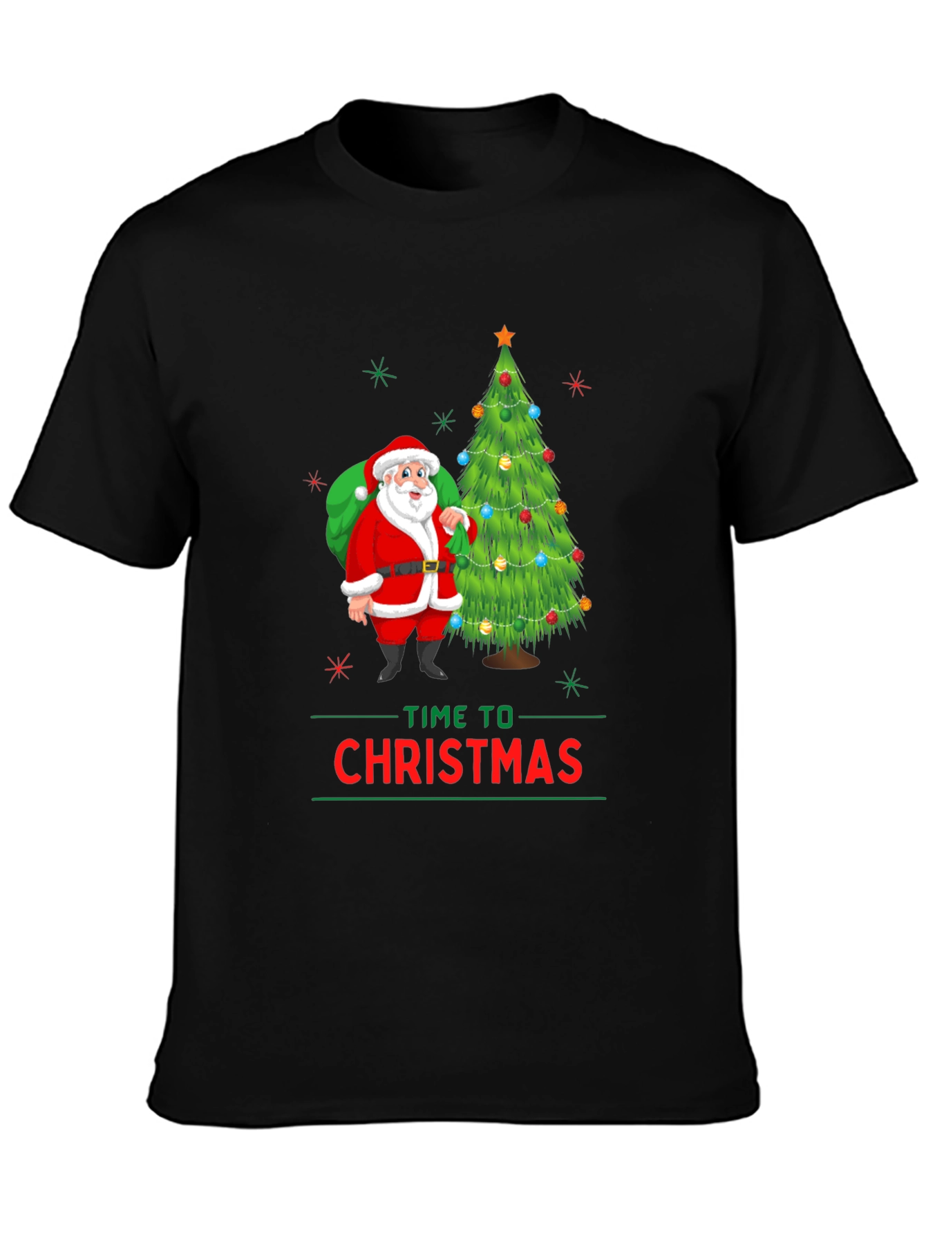 Time To Christmas Santa Claus T-Shirt