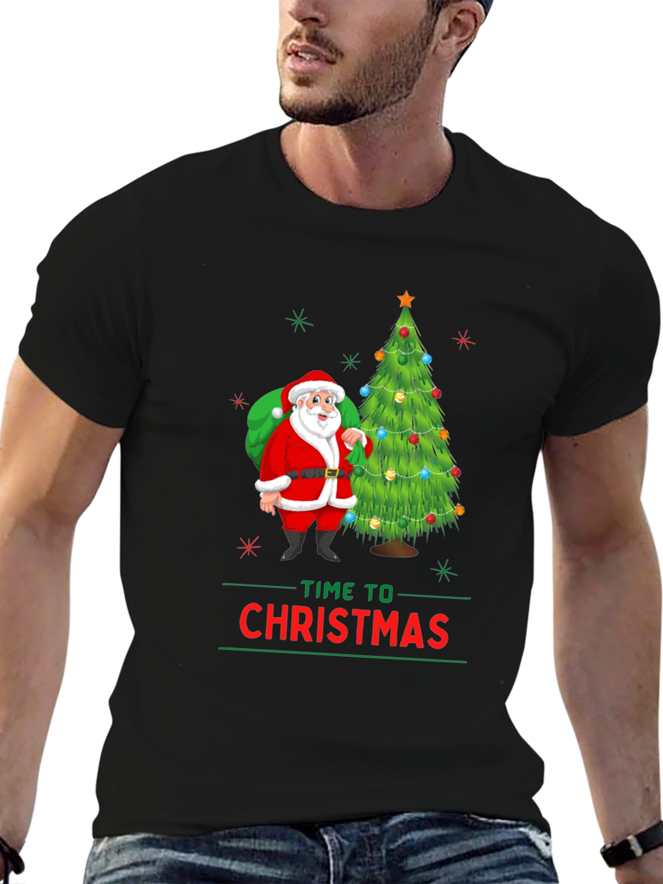 Time To Christmas Santa Claus T-Shirt