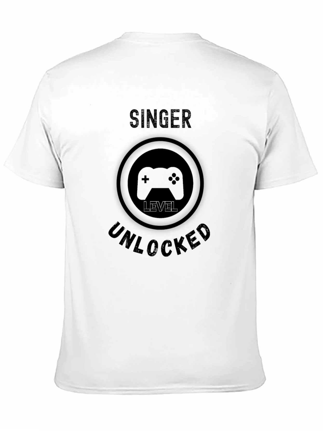 Singer Level Unlocked Black T-Shirt