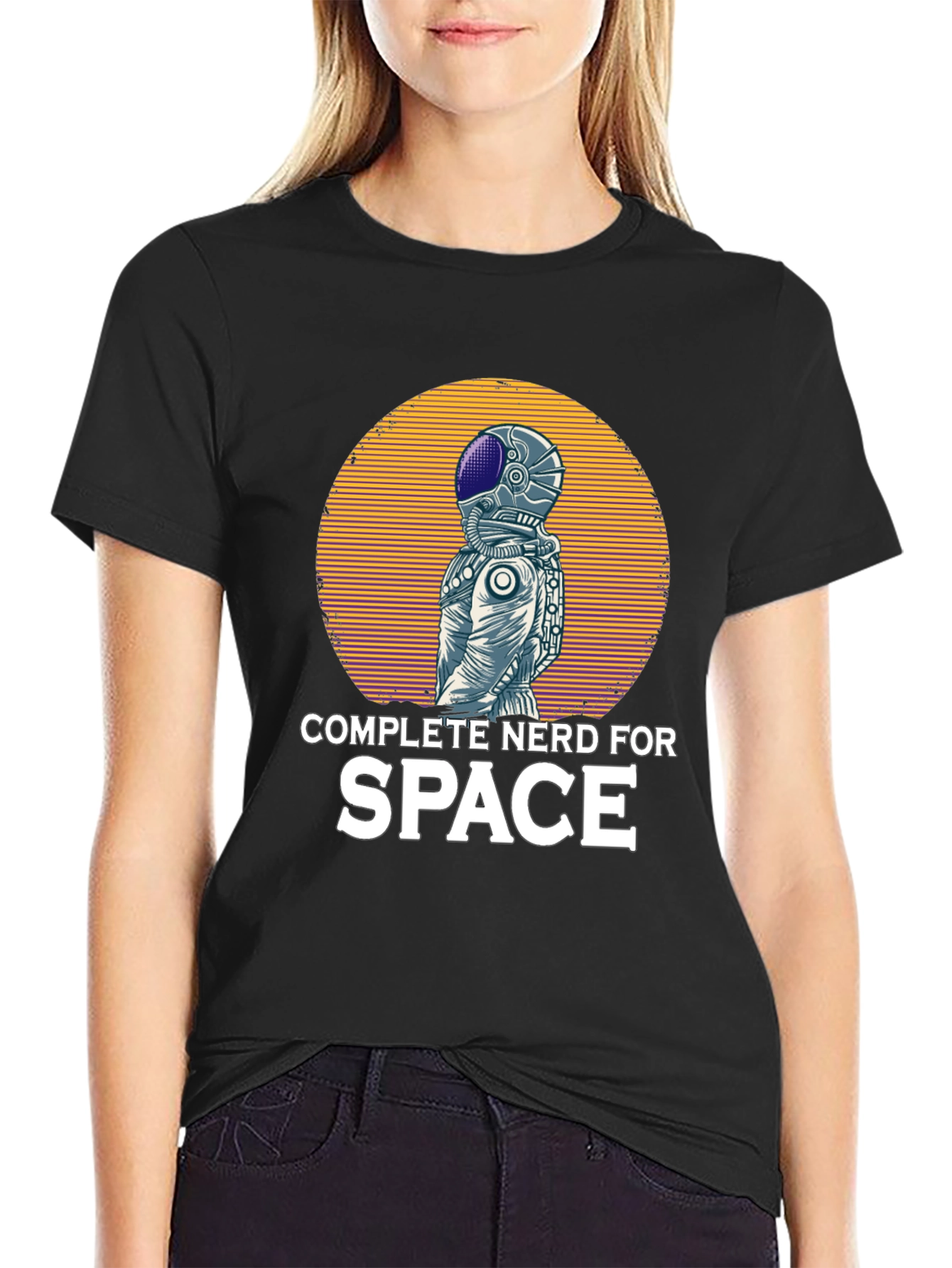 Complete Nerd For Space T-Shirt Astronaut Graphic Tee
