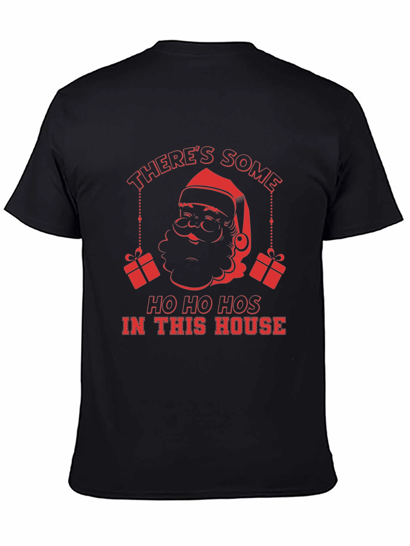 Humorous Santa Ho Ho Hos Graphic T-Shirt