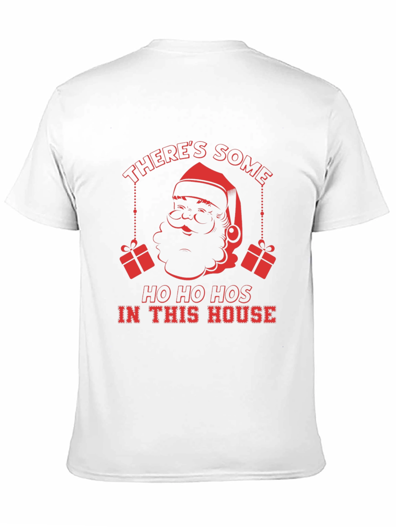 Humorous Santa Ho Ho Hos Graphic T-Shirt