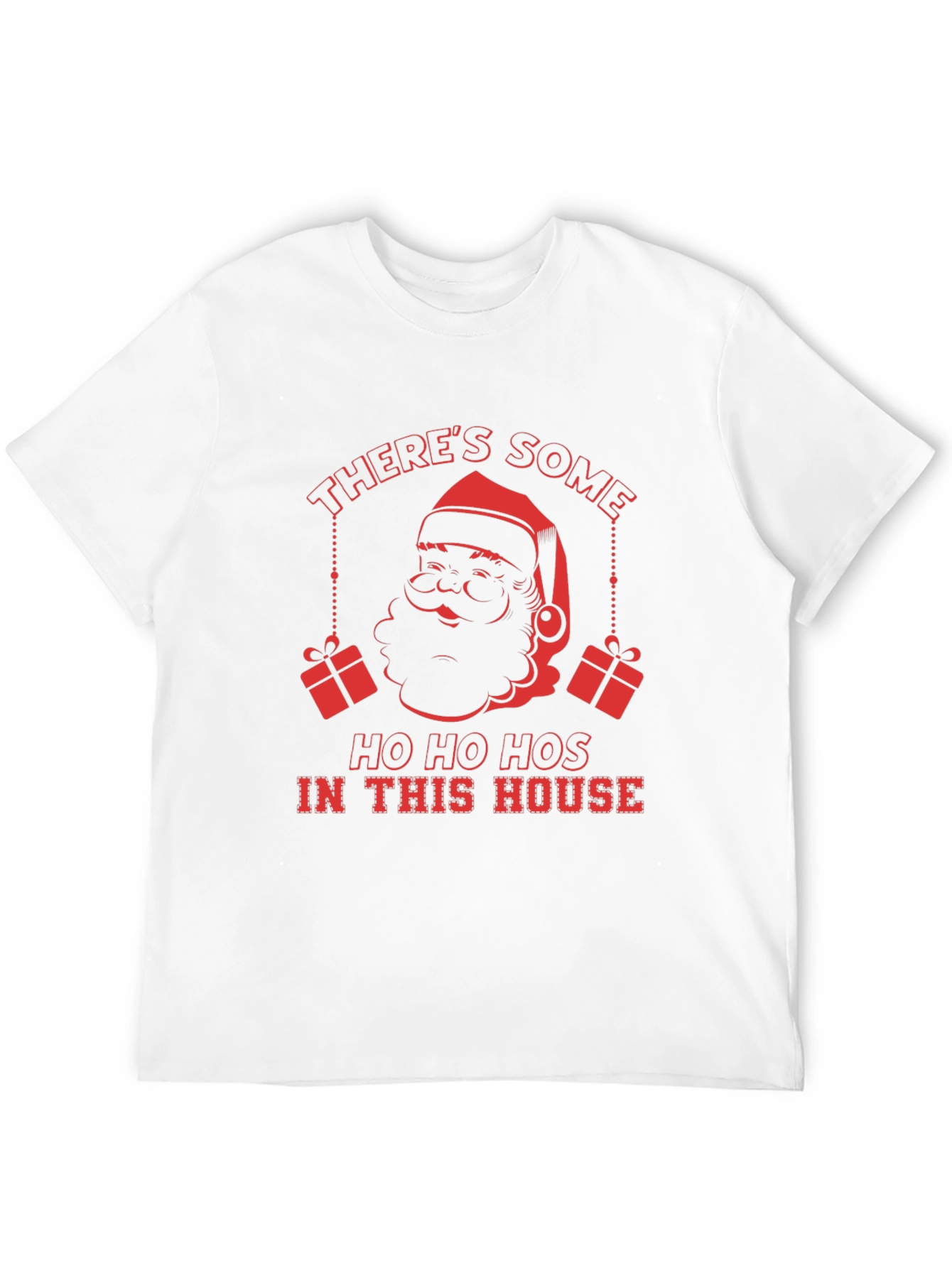 Humorous Santa Ho Ho Hos Graphic T-Shirt
