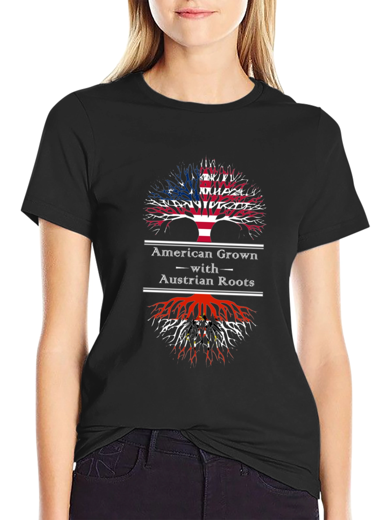 American Grown with Austrian Roots T-Shirt
