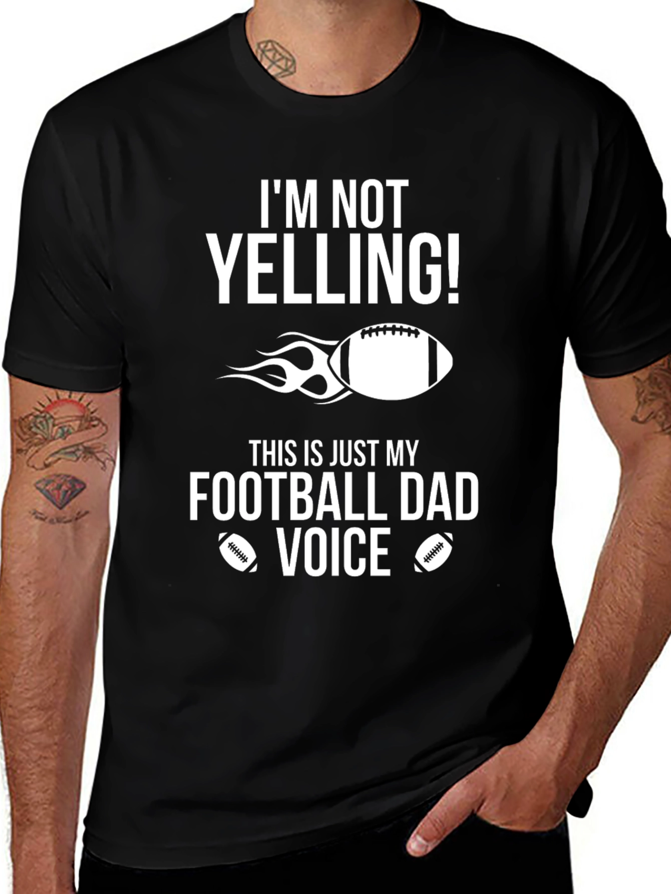 Football Dad Voice T-Shirt