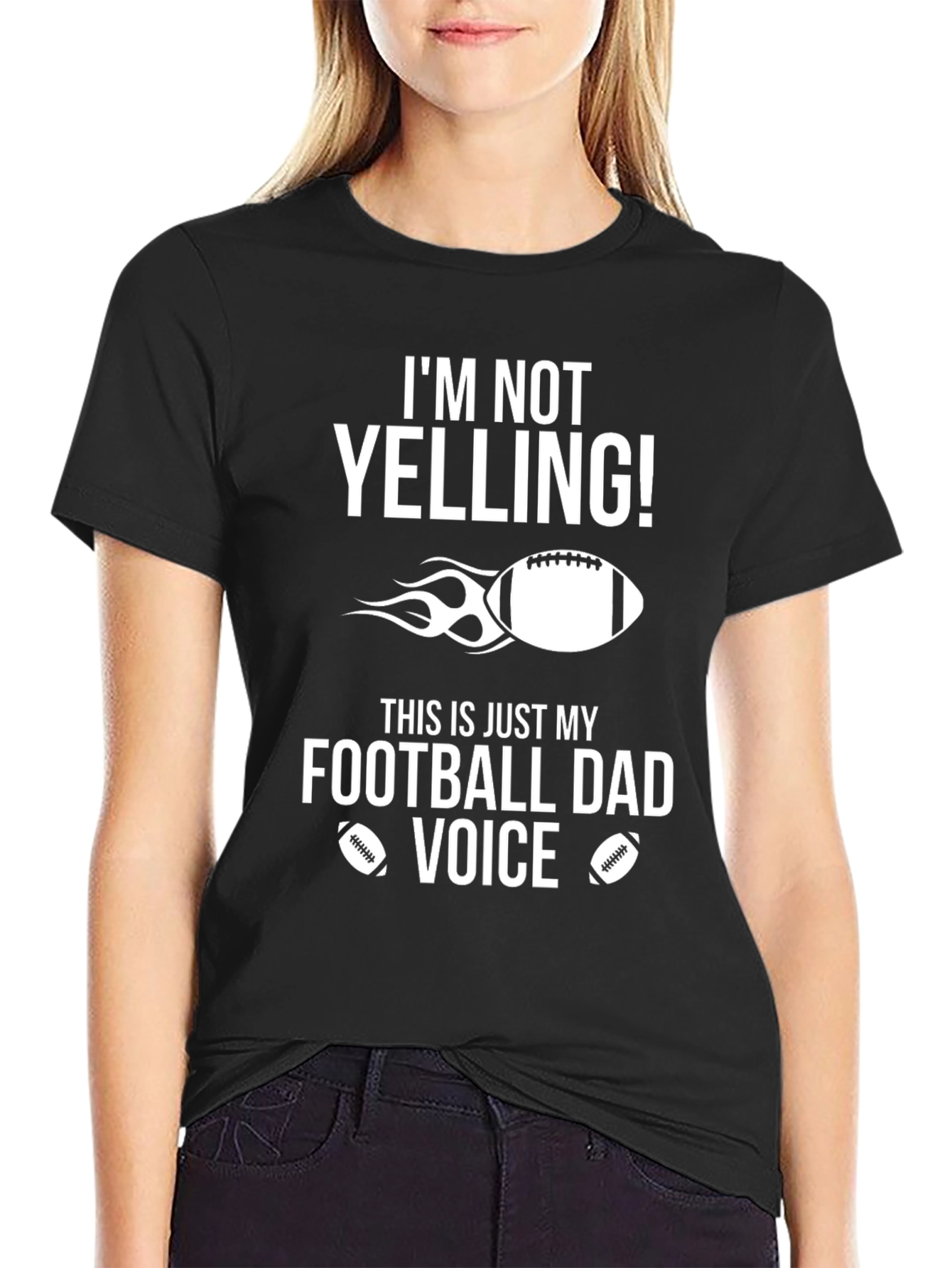 Football Dad Voice T-Shirt