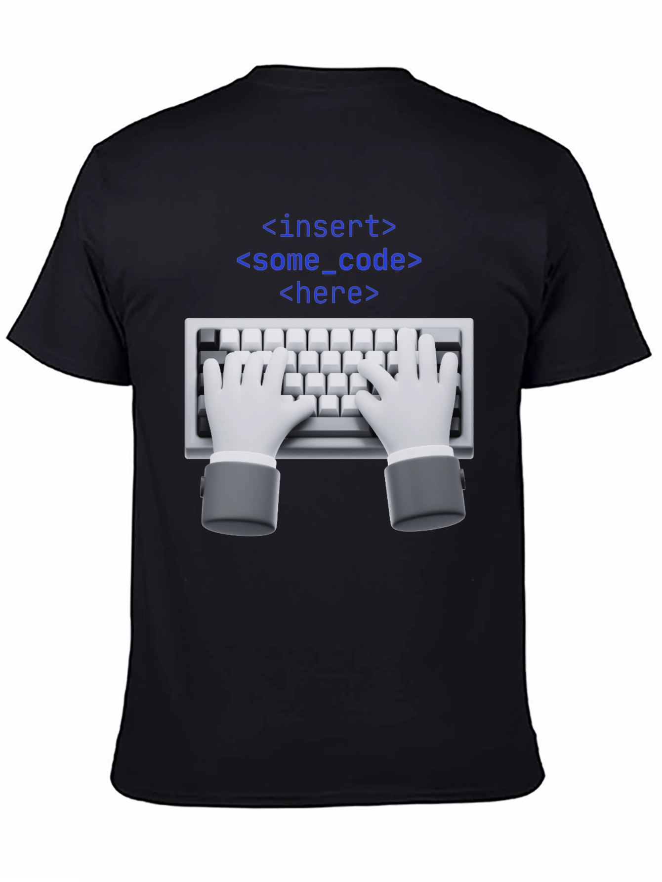 Insert Code Here T-Shirt - Programmer Humor Tee