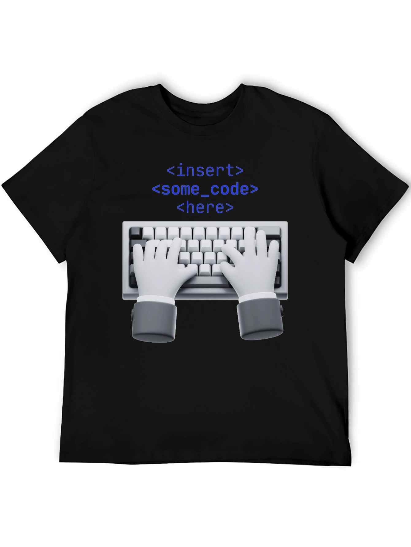Insert Code Here T-Shirt - Programmer Humor Tee