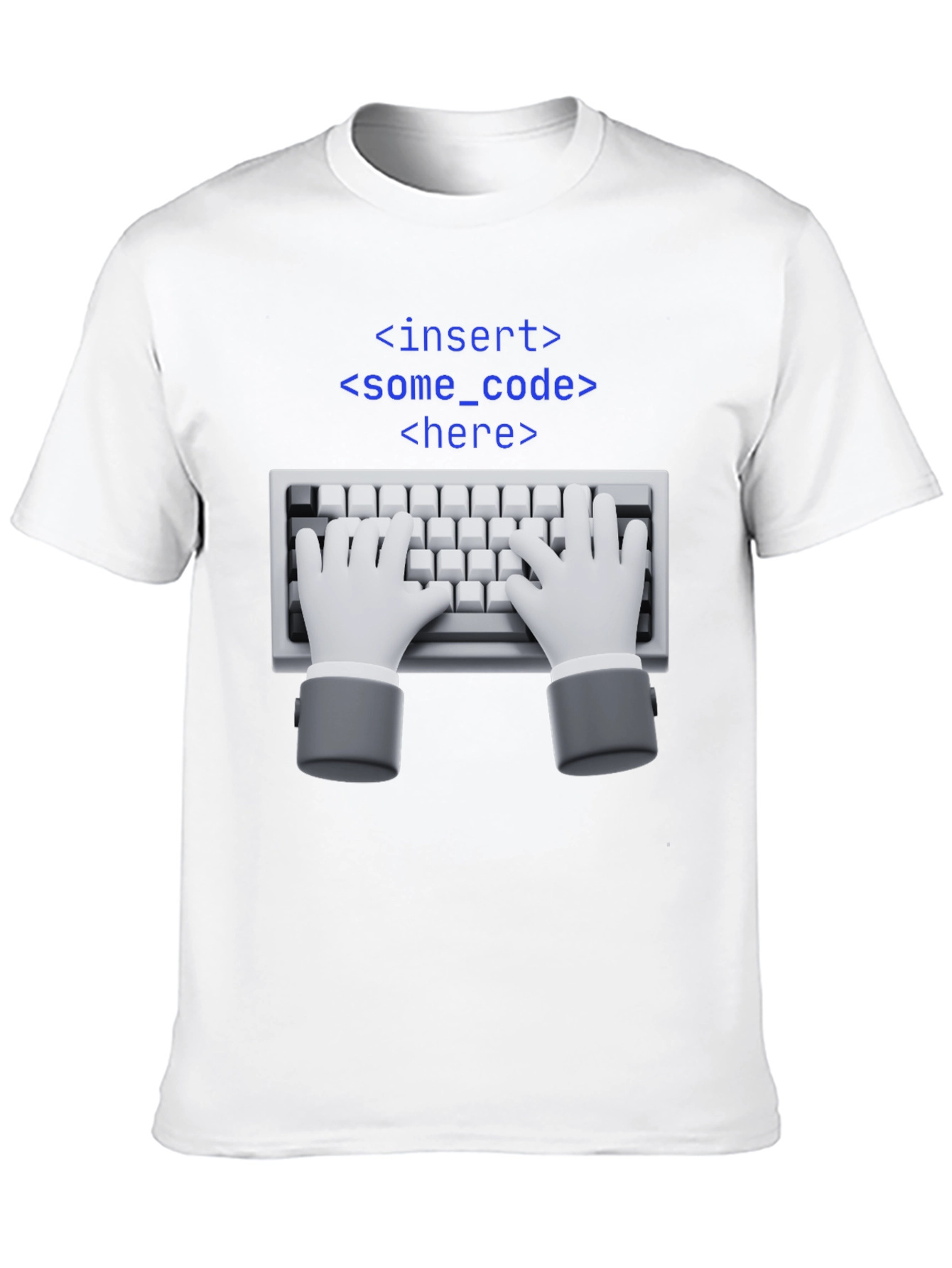 Insert Code Here T-Shirt - Programmer Humor Tee