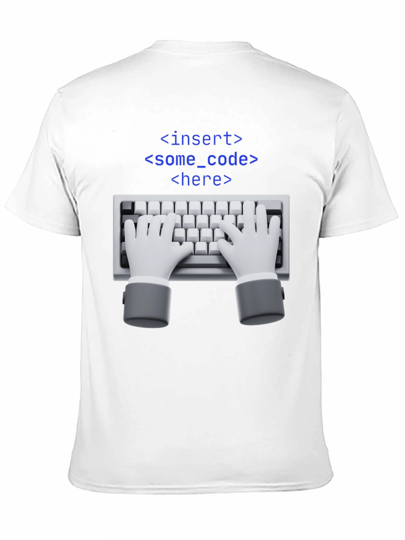 Insert Code Here T-Shirt - Programmer Humor Tee